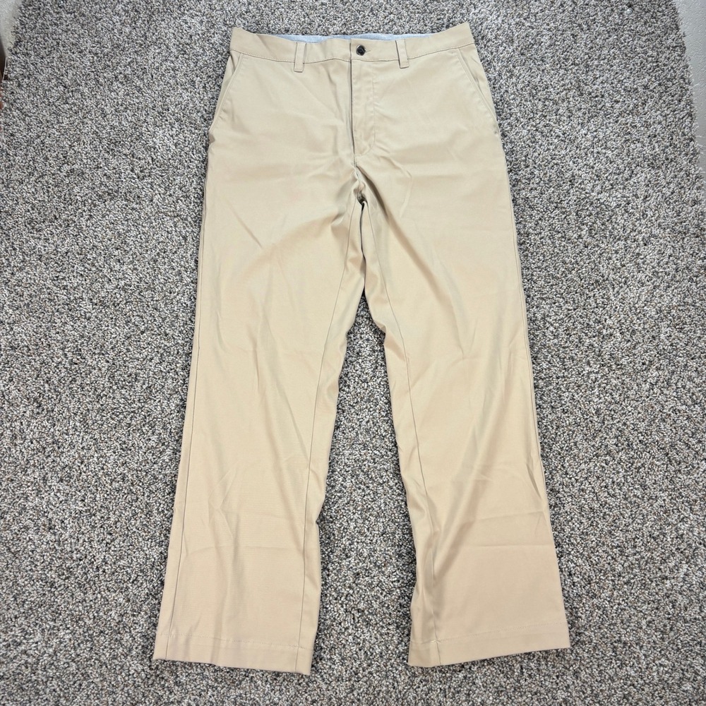 Callaway Men's 32x29 Optimum Performance Golf Pants Khaki Tan Stretch Chino